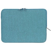 TUCANO MELANGE Sleeve for MacBook Air 15 (2023) / MacBook Pro 15 (2016-2019) / Laptop 14 / Laptop 13, Light Blue