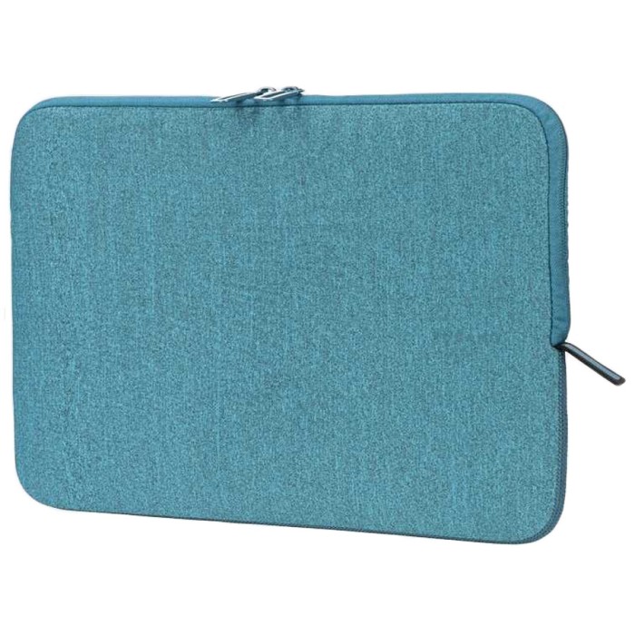 TUCANO MELANGE Sleeve for MacBook Air 15 (2023) / MacBook Pro 15 (2016-2019) / Laptop 14 / Laptop 13, Light Blue