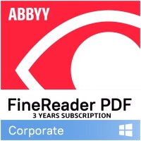 ABBYY FineReader PDF Corporate, Single User License (ESD), Subscription, 3y