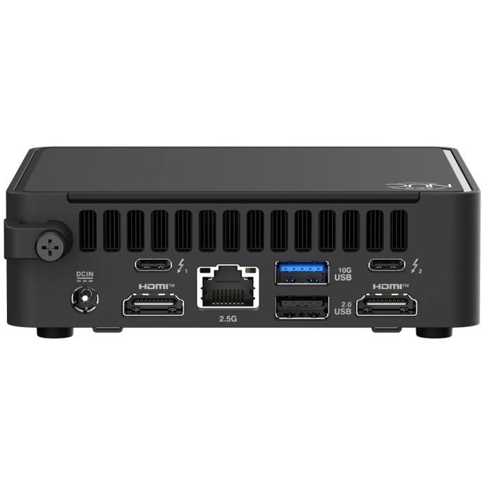 ASUS NUC 15 PRO/RNUC15CRKU700002/Ultra 7 255H 28W/Intel Arc graphics/no RAM/no Storage/Intel Wi-Fi 7 BE201/USB Total - 7/4 USB Type-A/3 USB Type-C (1x USB3.2 + 2x TB4)/2x HDMI 2.1/Support Displays - 4x 4K/no OS/EU Cord/Kit (L6)/Slim/EAN:4711387949863