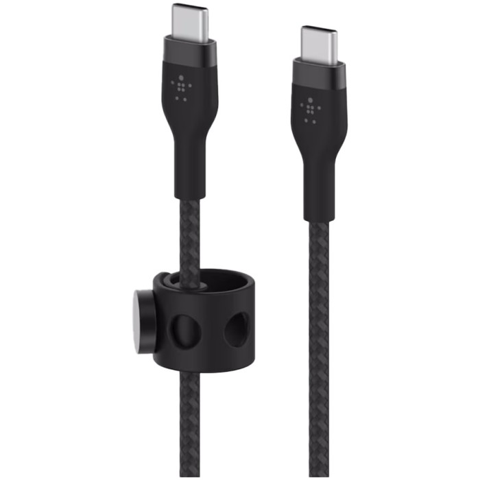 BELKIN  USB-C to USB-C 2.0 Braided silicone, 1M, Black