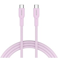 CANYON cable OnWire 60CL C-C 60W COLOR Braided 1m Pink