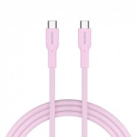 CANYON cable OnWire 60CL C-C 60W COLOR Braided 1m Pink