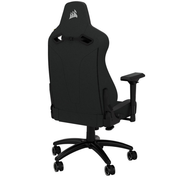 CORSAIR TC200 Soft Fabric Gaming Chair, Standard Fit - Black/Black