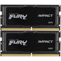 Kingston DRAM 32GB 6400MT/s DDR5 CL38 SODIMM (Kit of 2) FURY Impact XMP