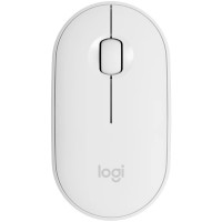 LOGITECH M350S Pebble 2 Bluetooth Mouse - TONAL WHITE