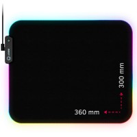 LORGAR Gaming Mouse Pad Steller 913 RGB Black