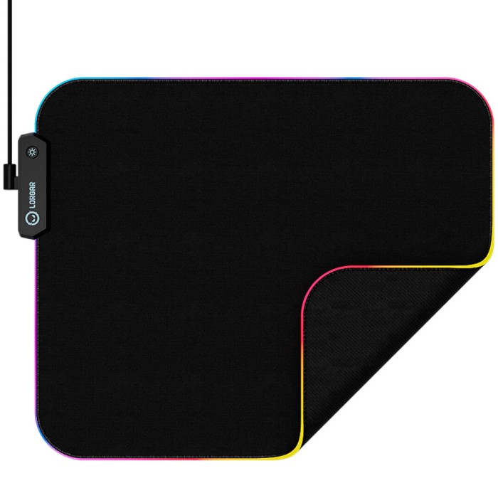 LORGAR Gaming Mouse Pad Steller 913 RGB Black