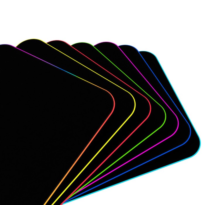 LORGAR Gaming Mouse Pad Steller 913 RGB Black