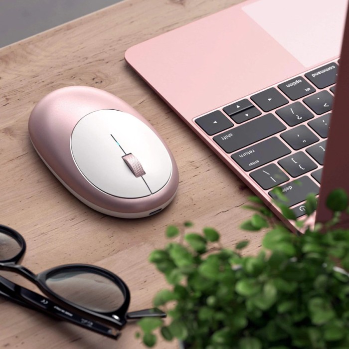 SATECHI M1 Bluetooth Wireless Mouse - Rose Gold