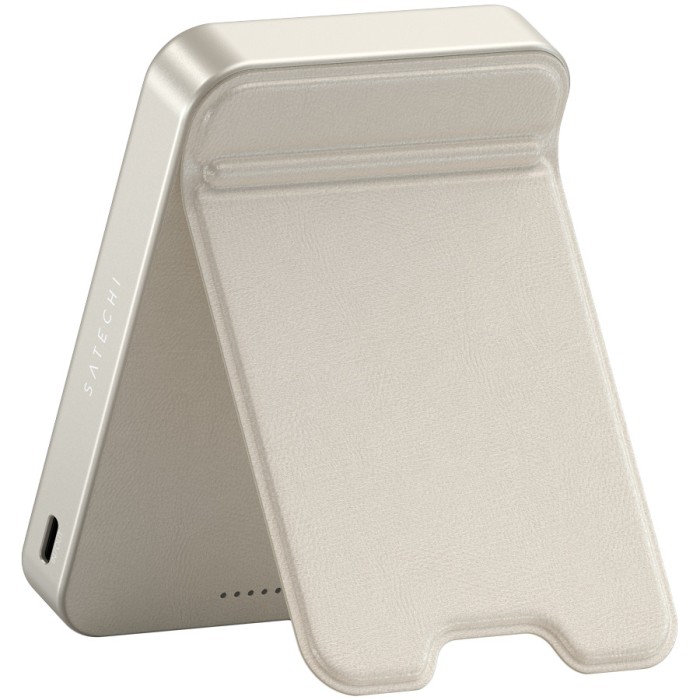 SATECHI Qi2 10K Magnetic Power Bank with Stand (Sand)