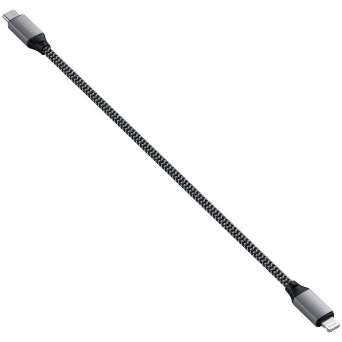 SATECHI Type C to MFI Cable 10 inch- Space Gray