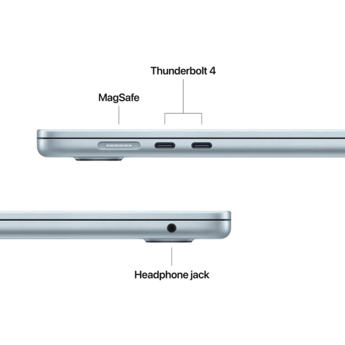 15-inch MacBook Air: Apple M5 chip with 10-core CPU and 10-core GPU, 16GB, 512GB SSD - Sky Blue,Model A3448