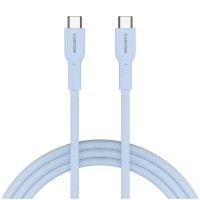 CANYON cable OnWire 60CL C-C 60W COLOR Braided 1m Light Blue