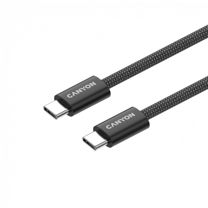 CANYON cable OnWire 60MG C-C 60W Magnet Braided 1m Black