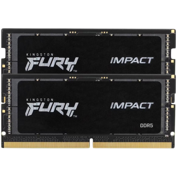 Kingston DRAM 32GB 6000MT/s DDR5 CL38 SODIMM (Kit of 2) FURY Impact XMP