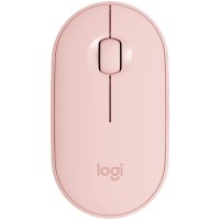 LOGITECH M350S Pebble 2 Bluetooth Mouse - TONAL ROSE