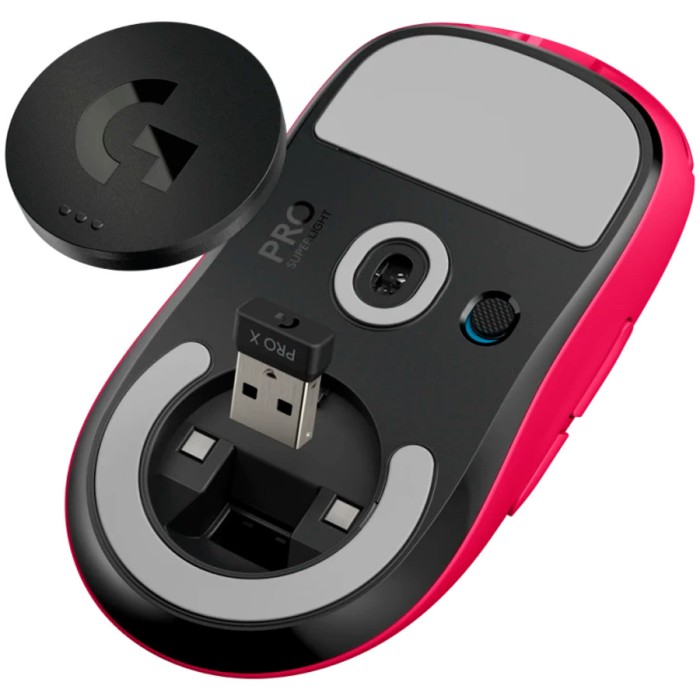 LOGITECH G PRO X SUPERLIGHT 2c compact wireless gaming mouse - PINK - 2.4GHZ- EER2-933