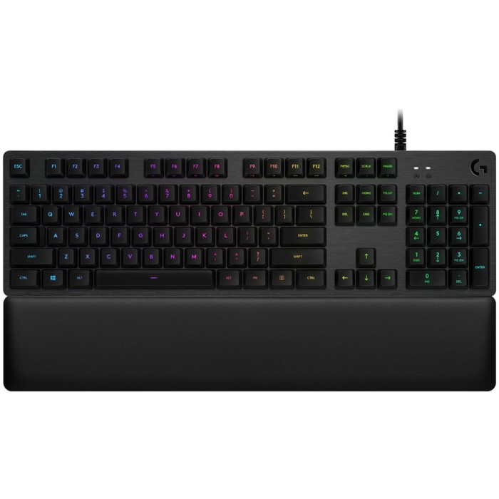 LOGITECH G513 Corded LIGHTSYNC Mechanical Gaming Keyboard - CARBON - RUS - USB - TACTILE
