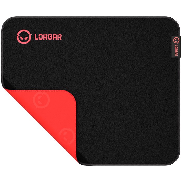 LORGAR Gaming Mouse Pad Main 323 Control Black/Red