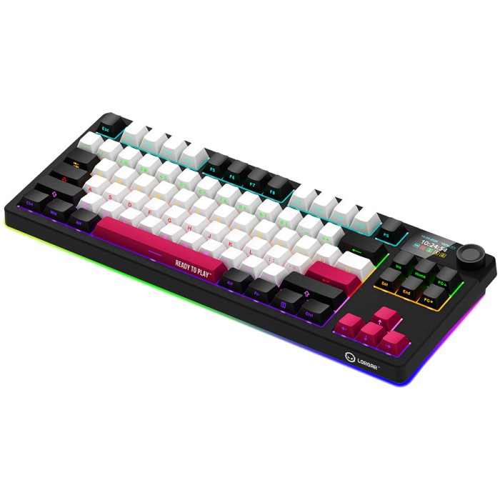 LORGAR Gaming Keyboard KBP70TKLW Pro Wireless Black RU