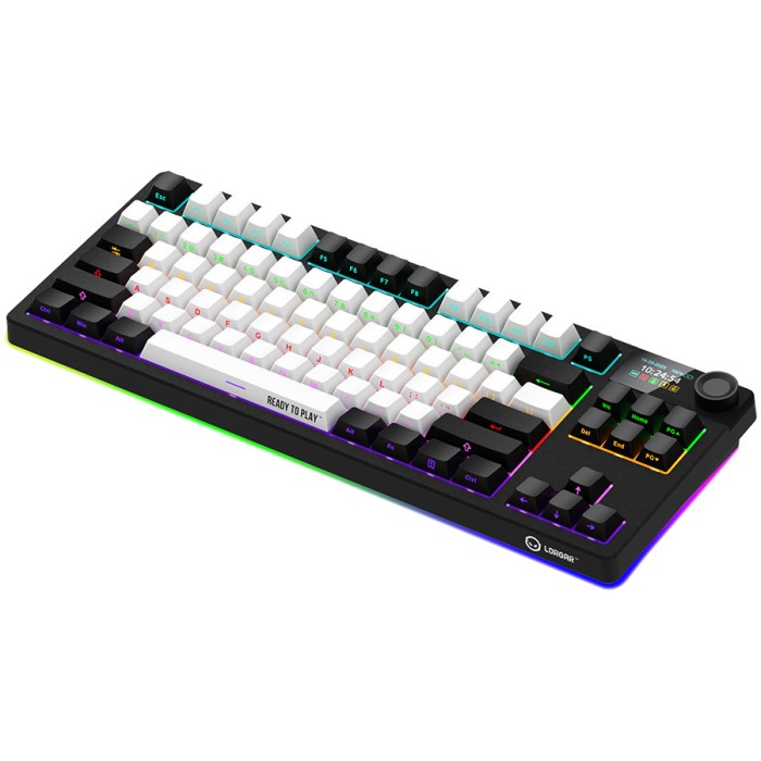 LORGAR Gaming Keyboard KBP70TKLW Pro Wireless Black RU