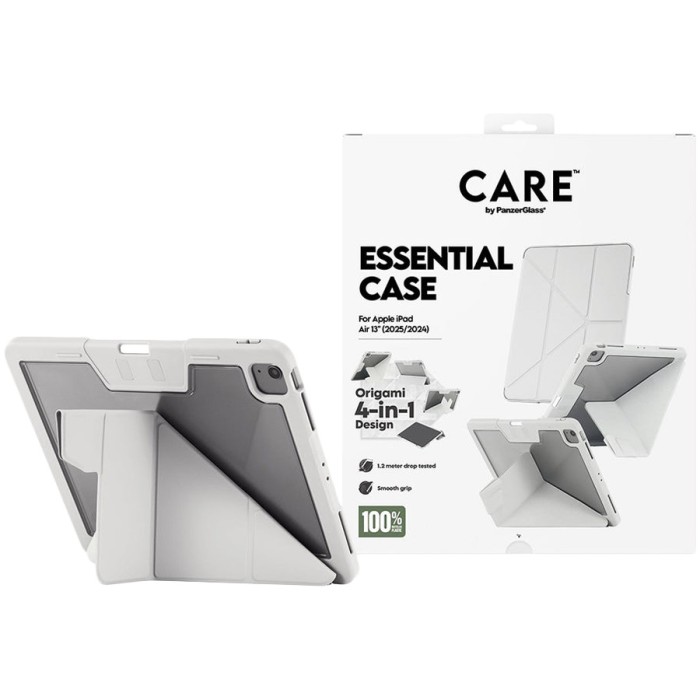 CARE by PanzerGlass Essential Case Light Grey iPad Air 13