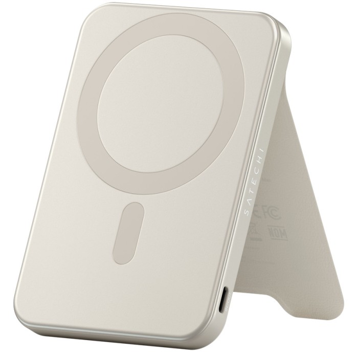 SATECHI Qi2 5K Magnetic Power Bank with Stand (Sand)