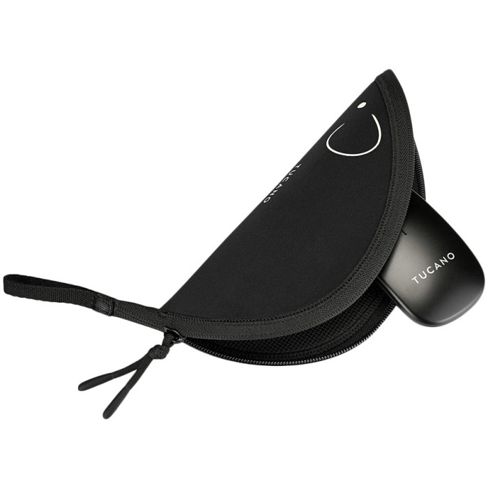 TUCANO TOPO Mouse Pad with Wireless Mouse, Black