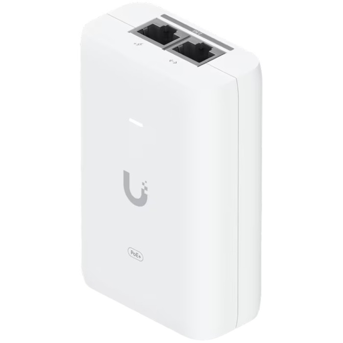 Ubiquiti UACC-PoE+-2.5G 30W of PoE+ adapter for UniFi PoE+ devices, reduce dependency on PoE switch power, and provide a Multi-Gigabit LAN connection